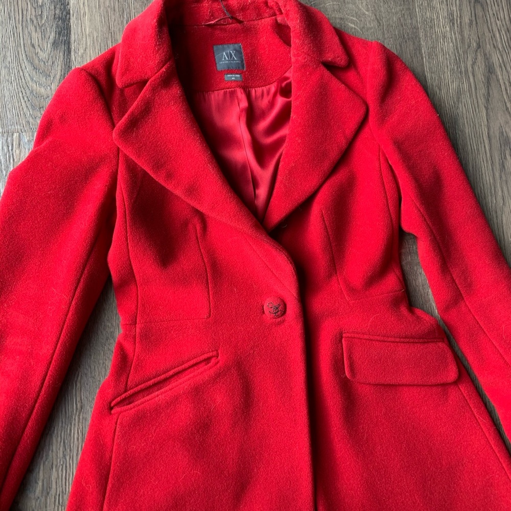 Armani exchange wool coat